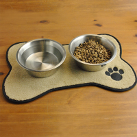 Pet Products Paw Embroidered Absorbent Dog Mats