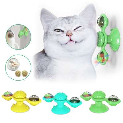 Dropshipping Maw and Paw Pets Toys For Cats Interactive Puzzle Training Turntable Windmill Scratching Whirling Toy